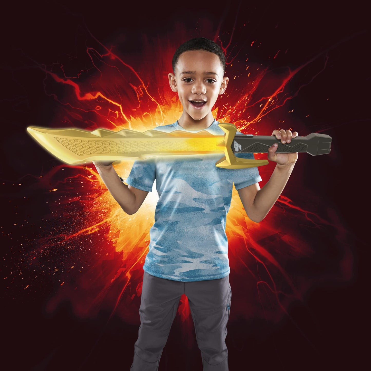 Power Rangers Dino Fury Megafury Saber  Toy decorative replica blade with Motion-Activated Light and Sound FX  Superhero Toys  Interactive Toys for 5 Year Old Boys and Girls and Up