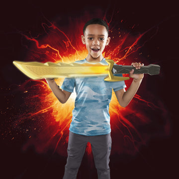 Power Rangers Dino Fury Megafury Saber  Toy decorative replica blade with Motion-Activated Light and Sound FX  Superhero Toys  Interactive Toys for 5 Year Old Boys and Girls and Up