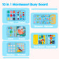 Busy Board Montessori Toys For 1 2 3 4 Year Old Boy Birthday Gift, Preschool Educational Activities Busy Book For Learning Fine