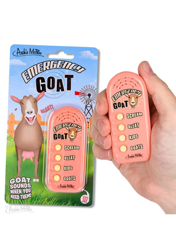 Accoutrements Electronic Emergency Goat Noisemaker - 4 Sounds, Standard Size, Plastic, Model 12911