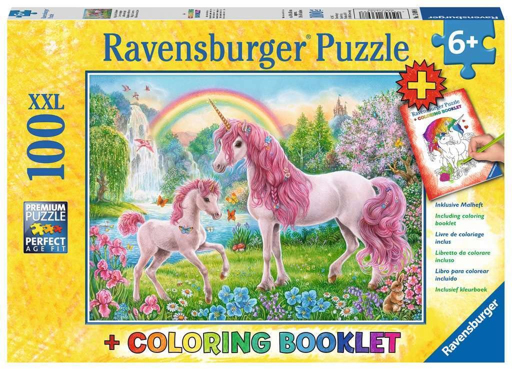 Ravensburger Magical Unicorns 100 Piece Xxl Jigsaw Puzzle For Kids – 13698 | Unique, Pieces | Anti-Glare Surface | Fsc Certified, Eco-Friendly | Makes A Great Gift For Ages 4 And Up