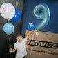 40 Inch Pastel Blue Number 0 Balloons, Giant Self Inflating Foil Number Balloon 0-9 For Boys, Baby Light Blue Mylar Helium 0 Bal