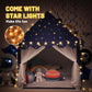 Wilwolfer Space Kids Tent Indoor: With Mat, Star Lights - Kids Play Tent Space Themed Bedroom Decorations Astronaut Toys Rocket
