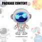 2 Pcs Astronauts Shaped Big Mylar Foil Balloon Universe Space Theme Birthday Party Decorations