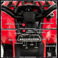 Costzon Kids Atv, 12V Four Wheeler Quad Electric Vehicle W/Forward/Backward Function, 2 Speeds, Music, Headlights, Storage Basket & Backrest, Toddler 4 Wheeler Toy Car For Boys Girls 3+ (Red)