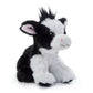 The Petting Zoo Cow Plush Toy, 6" Stuffed Animal, Recycled Material, Multi-Color, Model 421024