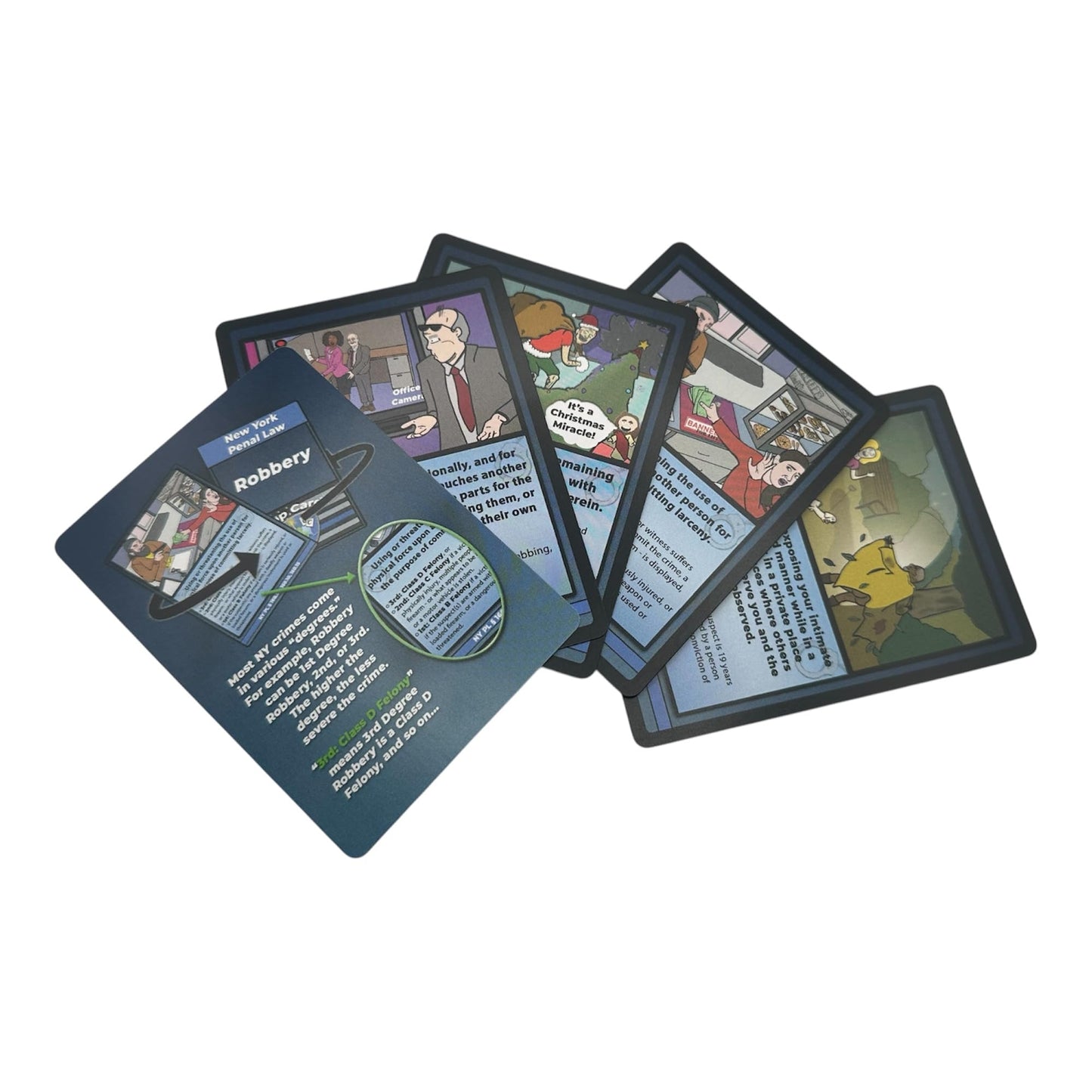 Cop Cards: enhanced Flashcards for Law Enforcement - Learning Aid or Police Gift (New York Academy Prep Edition)