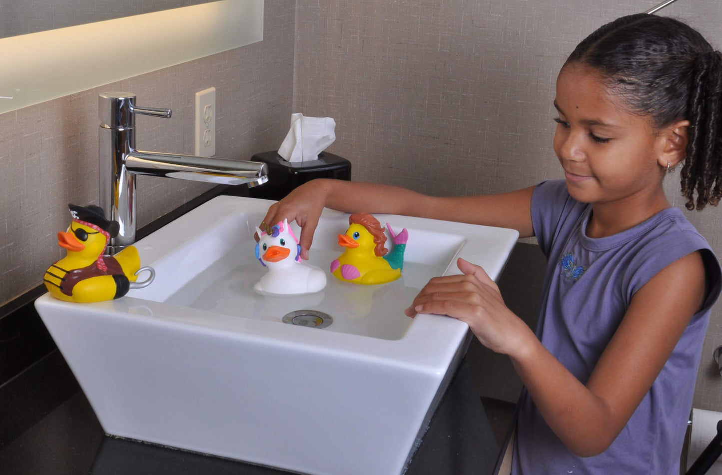 Wild Republic Rubber Ducks, Bath Toys, Kids Gifts, Pool Toys, Water Toys, Sea Turtle, 4'