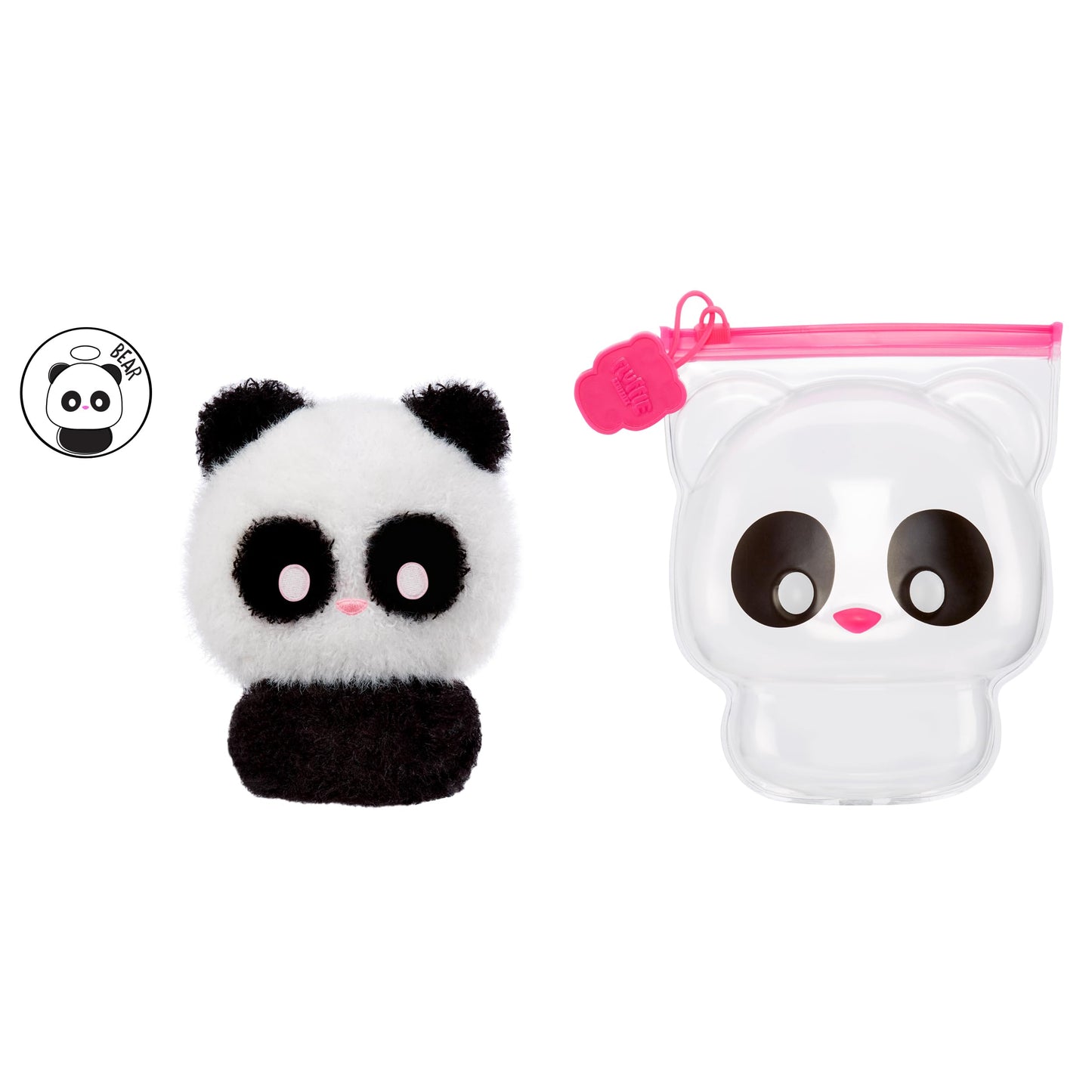 Fluffie Stuffiez Panda Plush - Small Collectible, Ultra Soft Polyester, Multicolor, Model 594215EUC, Surprise Reveal Unboxing
