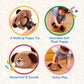 Battat – Plush Crawling Toy Dog – Interactive Stuffed Animal – Toy Puppy With Movement & Sounds – Tummy Time Toys For Toddlers – 12 Months + – Wag N' Waddle Pup