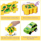 Xazastov Plastic Floor Puzzles For Kids Ages 3-5, Puzzle Track Car Play Set, Educational Montessori Toys For 3 4 5 6 Year Old Bo