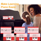 Piano Notes Flashcards - Study Aid For Beginners And Professionals - Include Staff, Notation Pitch/Syllable Names, Keyboard Posi