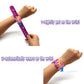 LOCHSOEL Silicone Mermaid Slap Bracelets - Cute Mermaid Theme Birthday Party Favors , Girls Party Favors Gifts Carnival Prizes S