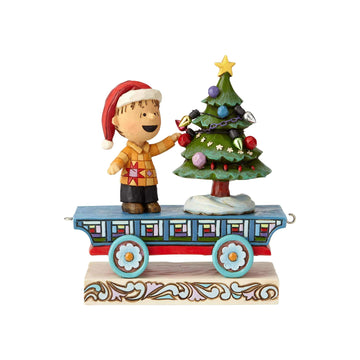 Enesco Peanuts By Jim Shore Linus Train Car Figurine, 4.72', Multicolor