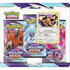 Pokemon TCG: decorative replica blade & Shield Chilling Reign Three-Booster Blister