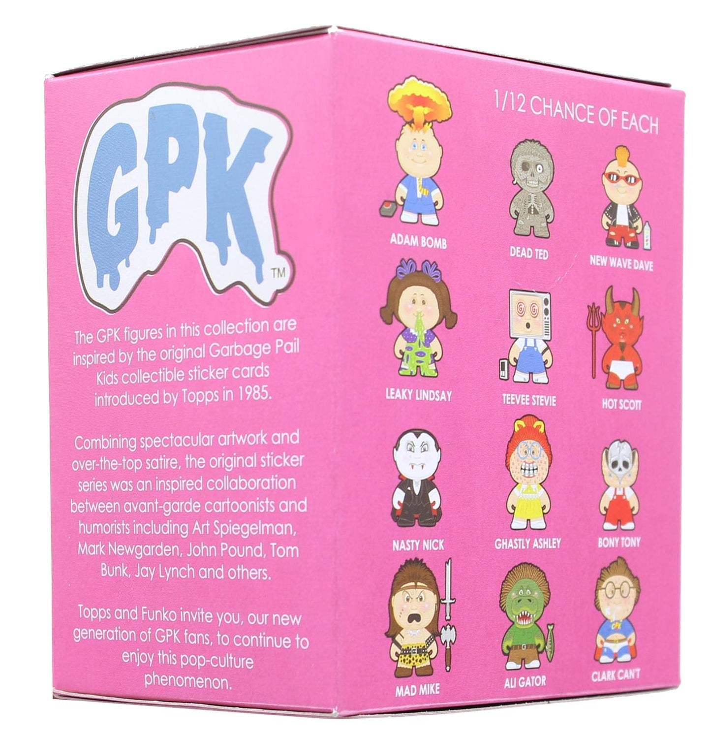 Garbage Pail Kids Leaky Lindsay: ~3.7' X Funko Mystery Minis Mini-Figure Series #1 + 1 Free Gpk Trading Card/Sticker Bundle [55387]