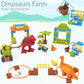 Anpcso Kids Toys For 2 3 4 5 6 7+ Year Old Boys Toddlers Classic Brick Set, Dinosaurs, Car, Figures, Build, Learn And Play, Educational Interactive Creative Diy Toy Compatible With All Major Brands