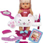 Nenuco - Glitter Hairdresser - Baby Doll With Hairdresser Set, Hair Accessories, Magic Scissors
