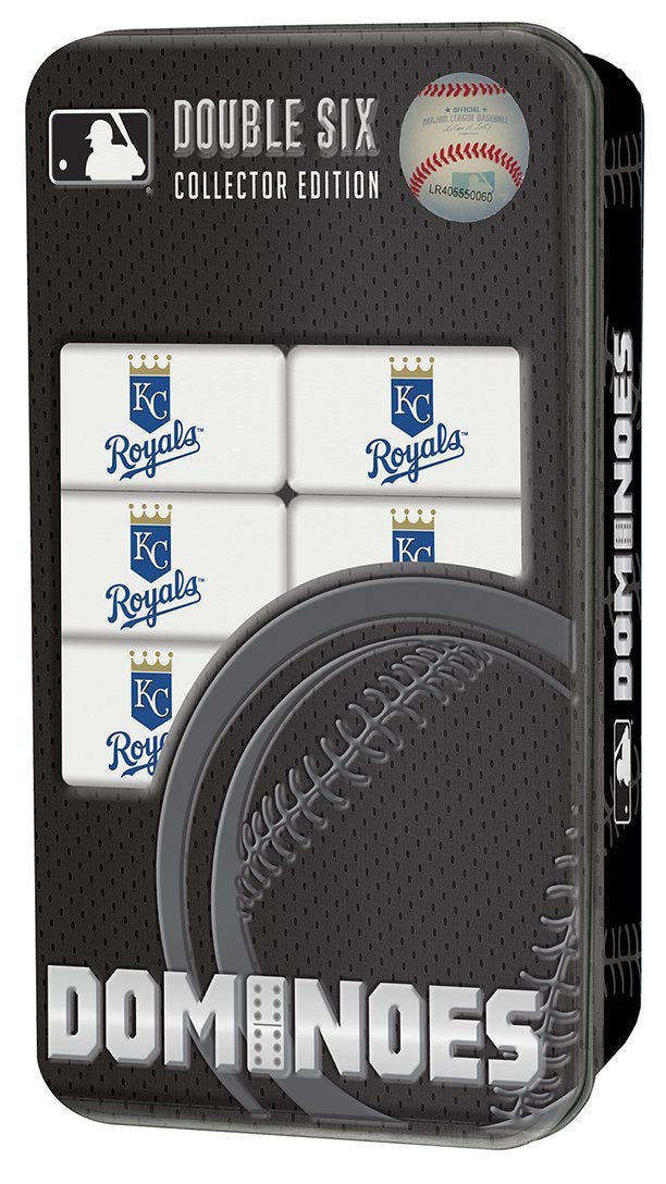 MasterPieces MLB Kansas City Royals Double Six  Collector Edition  Dominoes Game
