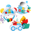 Anzimo Baby Sensory Toys - Baby Teething Toys Infant Newborn Montessori Toys For Boys Girls 0 3 6 9 12 18 Months 1 Year Old Birt