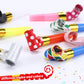 Koogel 100 Pcs Party Blower, Colorful Birthday Noisemakers Birthday Blow Horns Party Whistles New Years Party Noisemakers Whistl