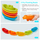 AMCHSURI Bath Toys for Kids Ages 1-3, 15 PCS Mold Free Toddler Bath Toys for 2-4 Bathtub Water Table Pool Toys with Stackable Bo