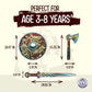Liontouch - Viking Foam decorative replica blade  Shield & Axe | for Kids Aged 3-8 Years | Chief Haralds Medieval Set for Little Warriors & Berserkers Pretend Play | Safe Weapon Accessories for Dress Up & Costumes