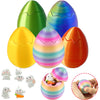 5Pcs 3D Printed Spiral Egg Fidget Toy,Easter Eggs Valentines Gift For Kids Classroom,Easter Toy Egg Relax Anxiety Toy For Kids E