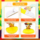 9 Pieces Cinco De Mayo Festival Honeycomb Centerpieces Table Decor, Mexican Fiesta Vibrant Cactus, Piata, Taco And Sombrero Patt