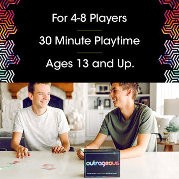 Inspiration Play Outrageous Family Party Game - Hilariously Funny Game for Ages 13 and Up - 4-8 Players