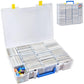 Xuerdon Trading Card Storage Box  2300+ Playing Card Case Holder Organizer Compatible with PM TCG/for Yugioh/for CAH/for Phase 10/ for Topps Football Baseball Sports Cards (Case Only) - White