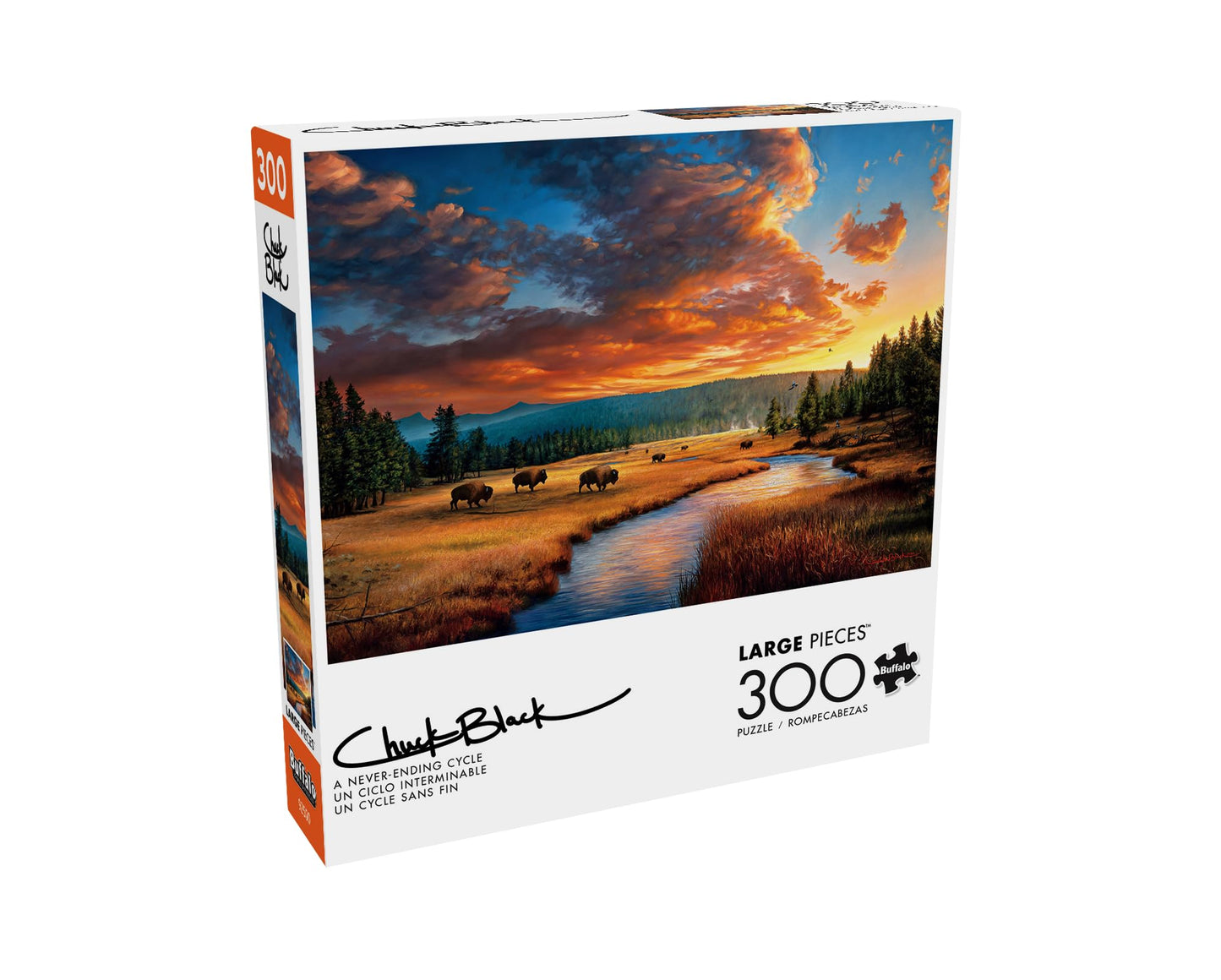 Buffalo Games - Charles Black - A Never-Ending Cycle - 300 Piece Jigsaw Puzzle For Adults -Challenging Puzzle Perfect For Game N