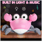 Baby Girl Toys Toddler Gifts: Tummy Time Crawling Crab Baby Toys 6 7 8 9 10 11 12 6-12 9-12 12-18 Months Infant Toddlers Age 1-2 Montessori Musical Toys 1 2 3 Year Old Girls 1St First Birthday Gift