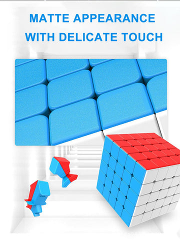 Cfmour Speed Cube 5X5 - Moyu Meilong 5, Stickerless Magic Cubes Bundle 5X5X5- Fast Smooth Turning Vivid Colour Puzzle Game Brain Toy For Kids And Adult