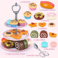 Kids Tea Party Set for Little Girls Birthday Gift Toys for 3 4 5 6 7 8 Year Old Girls, Cute Princess Play Toddlers Tin Tea Set,