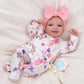 Babeside Lifelike Reborn Baby Dolls - Leen, 20-Inch Soft Body Realistic-Newborn Smile Baby Girl Doll Poseable Real Life Baby Dolls With Toy Accessories Set For Kids Age 3+