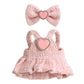 enhanced Doll Clothes for Labubu - elegant Chic Style Set for 17cm Dolls  Doll Outfit for Display  Collectors  Gift - Cute Miniature Fashion Accessories - Pink Heart (No Dolls)