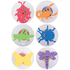 READY 2 LEARN Giant Stampers - Insects - Set 1 - Set of 6 - Easy to Hold Foam Stamps for Kids - Arts and Crafts Stamps for Displ