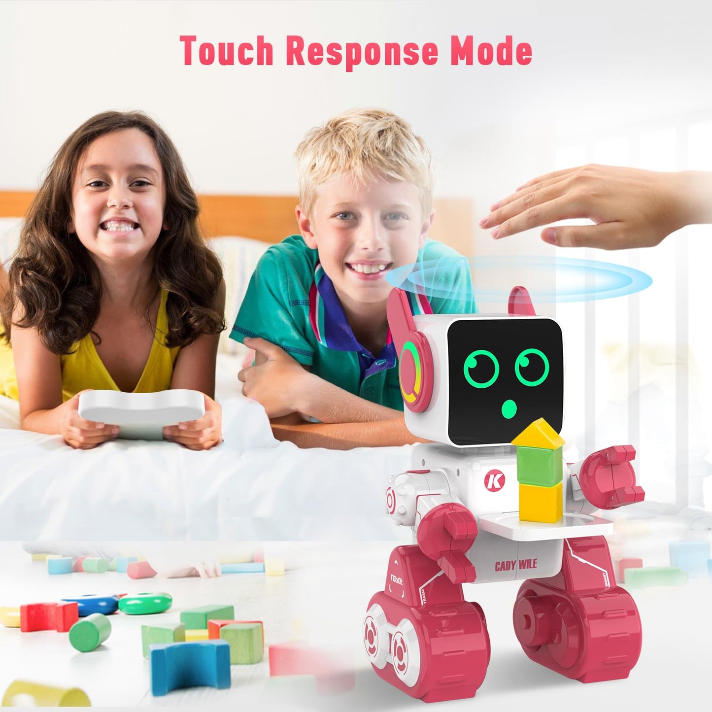Zechuan Robot Toy For Kids, Remote Control Intelligent Programming Rc Robot, Music, Dancing, Talk, Play With Kids As A Gift For