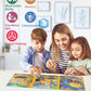 Magnetic Puzzles For Toddlers 3-5, 3 In 1 Travel Puzzles For Kids Ages 4-6, Excavator Truck Jigsaw Puzzle Book Road Trip Activit
