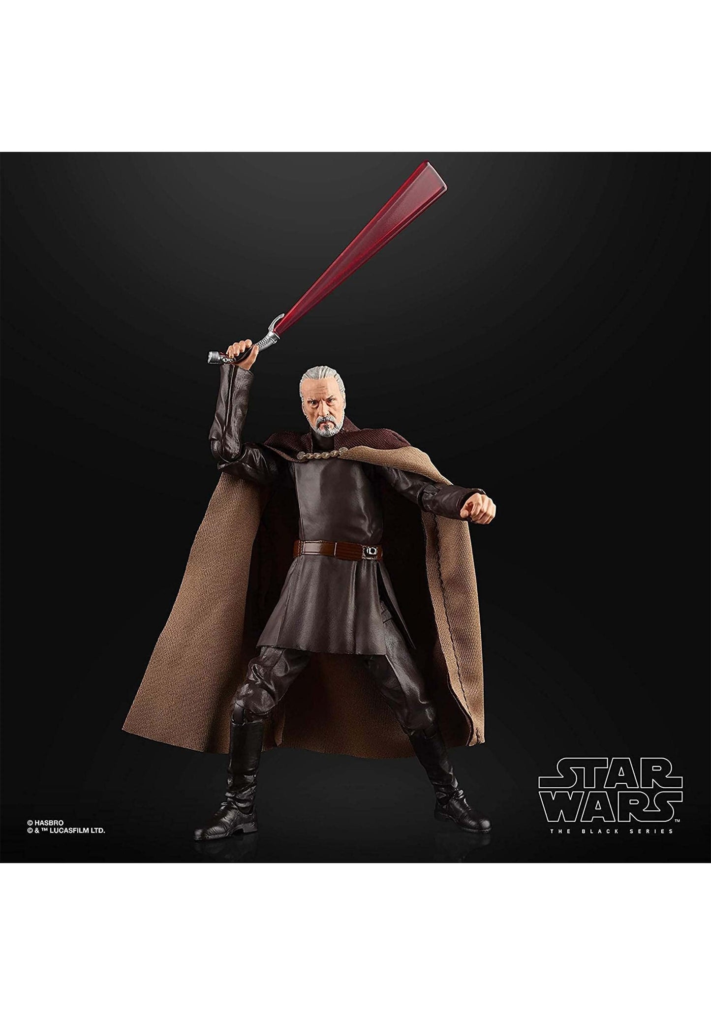 Star Wars The Black Seriescount Dooku Toy 6' Scale Attack Of The Clones Collectible Figure