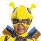 Disguise Bumblebee Toddler Costume, Official Transformers Rise of the Beasts Muscle Padded Costume and Mask, Size (2T)