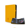 Card Guardian - 9 Pocket Premium Black Binder With Zipper For 360 Cards - Side Loading Pockets For Trading Card Games Tcg (Yello