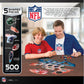 MasterPieces 500 Piece Sports Jigsaw Puzzle for Adults - NFL Helmet Shaped Puzzle - 25x22