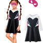 Amxjxma Ghost Girl Costume Hero Spider Halloween Dress For Girls Cosplay Outfit (5-6T)