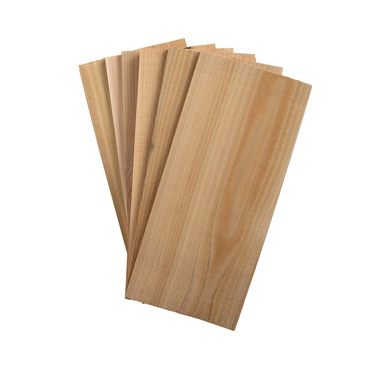 Wood Fire Grilling Co. 6 Pack Cedar Grilling Planks - 5x11 for Salmon & More, Made in the USA