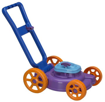 American Plastic Toys Kids’ Nesting Lawn Mower With Pull Starter, Power Shifter, Awesome Motor Noise, Large Rear Wheels, Fun Yard Role Play Experience, For Ages 18M+