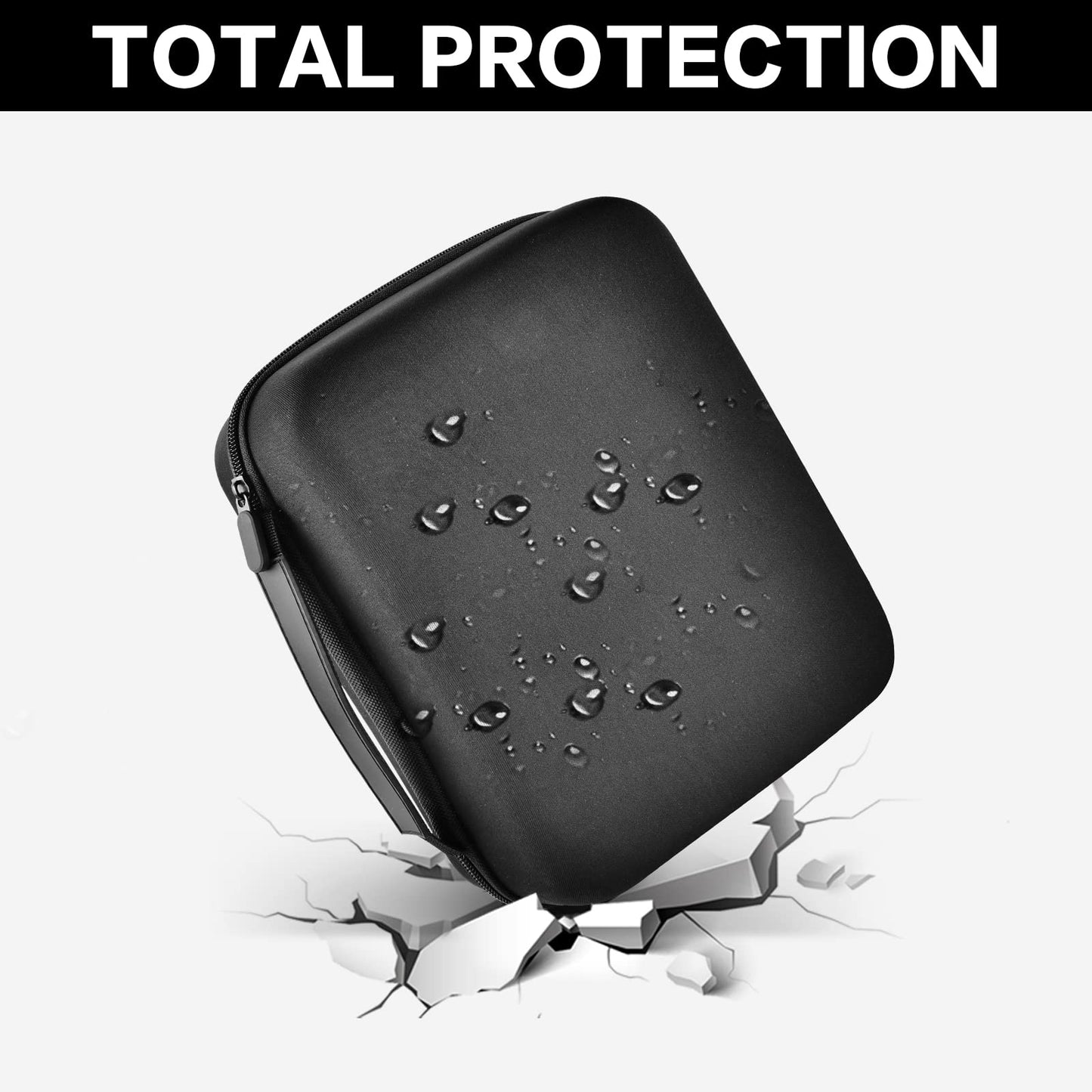 Paiyule Case Compatible With Tonies Figures Audio Play Character, Figurine Storage Holder For Toniebox Characters For Kids, Toy Organizer Box (Bag Only)-Black