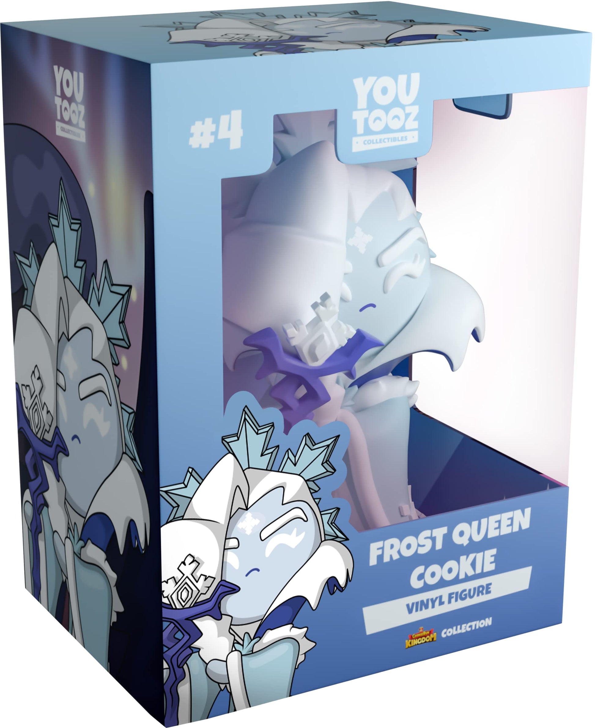 Youtooz Frost Queen Cookie 4.7 Inch Vinyl Figure, Official Collectible Frost Queen Cookie from Mobile Game Cookie Run: Kingdom b