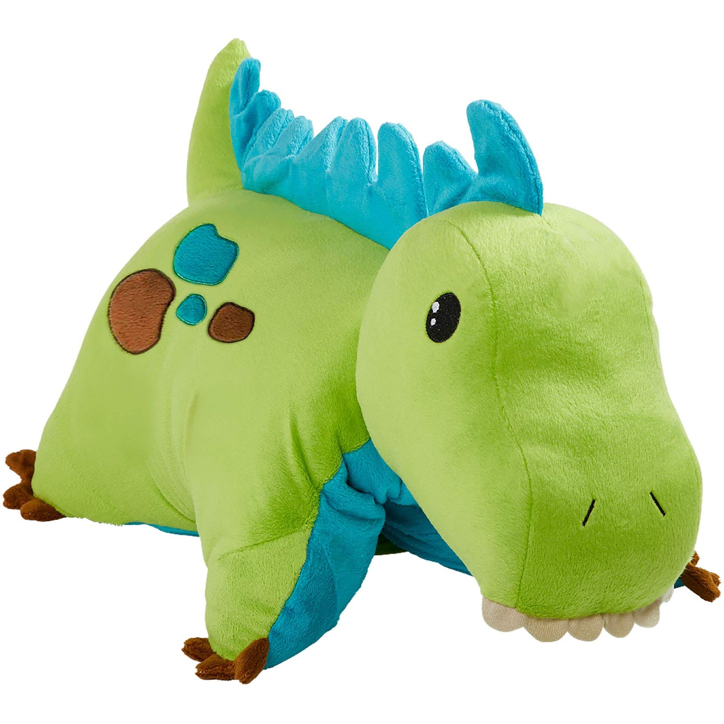 Pillow Pets Dinosaur, Green Dinosaur, 18' Stuffed Animal Plush Toy